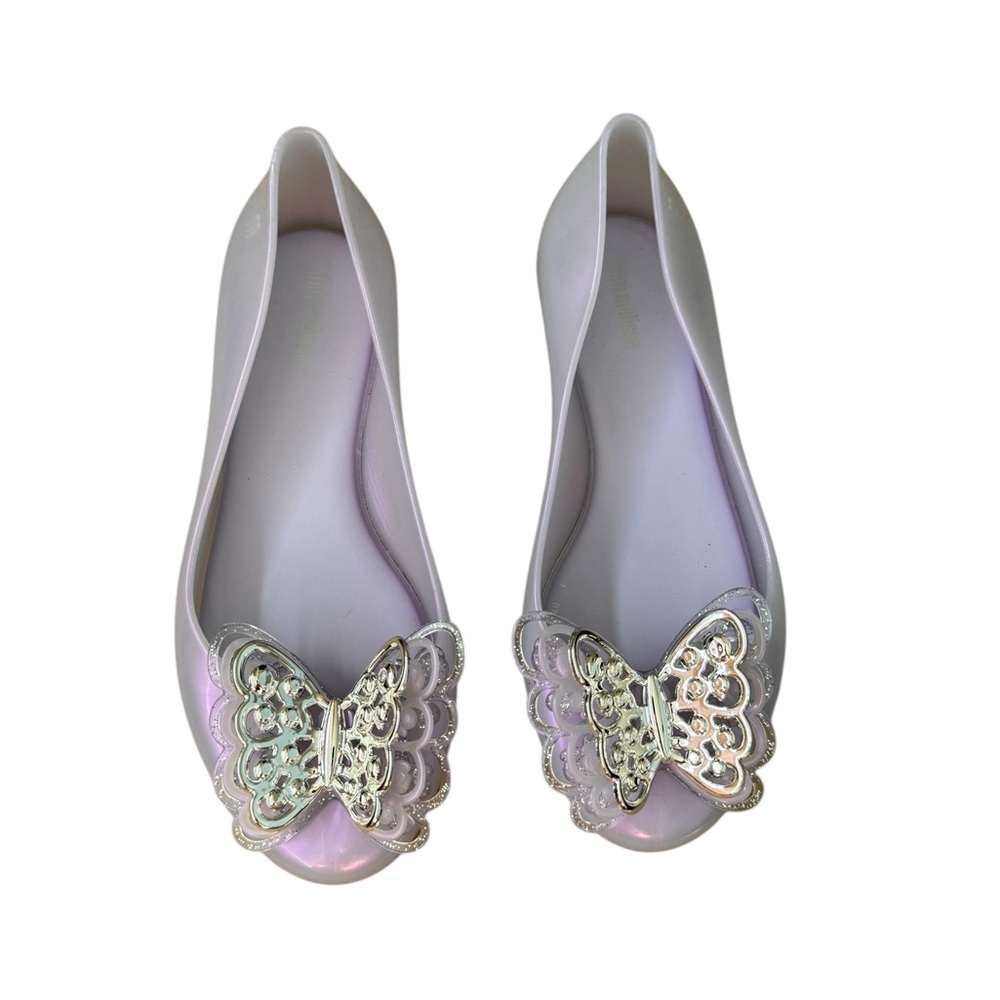 Mini Melissa Lavender Butterfly Flats